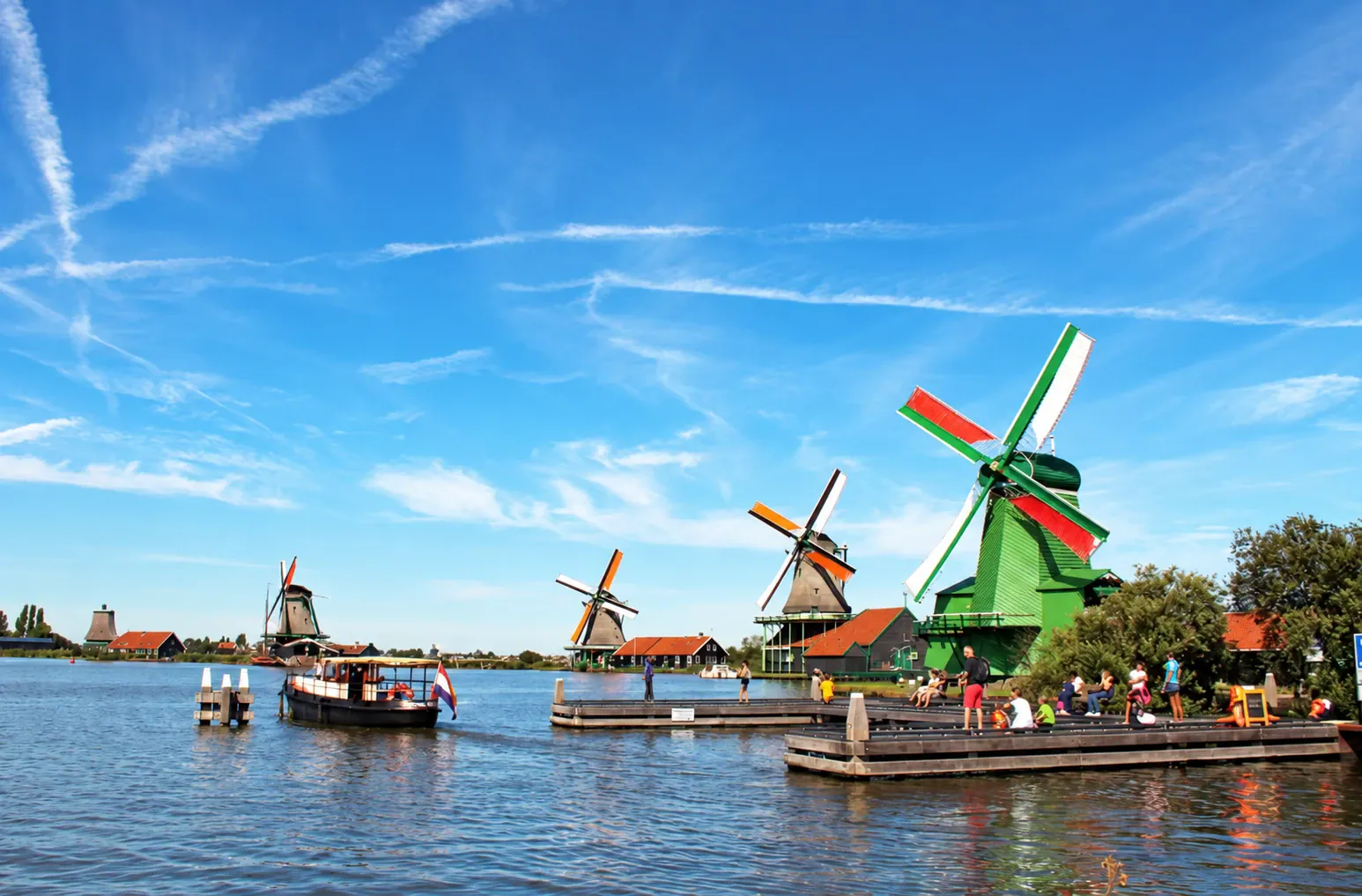 Taxi naar de Zaanse Schans
